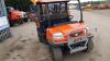 2008 KUBOTA RTV900 4wd diesel utility vehicle, aux hydraulics, hydraulic rear tipping body (s/n 62666) - 4