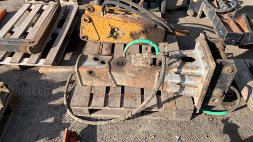 HAMMER hydraulic machine breaker c/w lines (45mm pins)