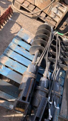 Machine auger c/w lines (25mm pins) (unused)