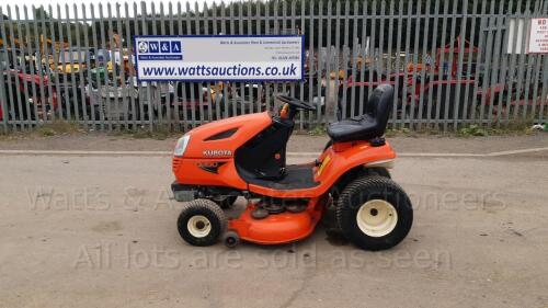 2010 KUBOTA T1800 40'' petrol ride on mower (s/n 10654)