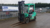 2015 MITSUBISHI FG25NT 2.5t gas driven forklift truck (s/n CF17E-53480) with duplex mast & side-shift