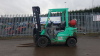 2015 MITSUBISHI FG25NT 2.5t gas driven forklift truck (s/n CF17E-53480) with duplex mast & side-shift - 2