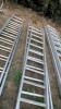 2 x aluminium ladders