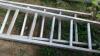 2 x aluminium ladders - 2