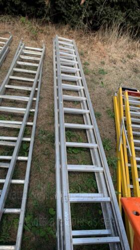 2 x aluminium ladders