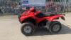 2012 HONDA FOREMAN TRX500 4wd petrol quad (NK13 KBF)(s/n 1HFTE3897D4100152) (V5 in office)(CATEGORY B INSURANCE LOSS- PARTS ONLY) - 2