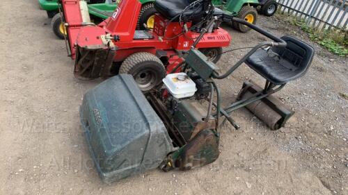 ATCO ROYALE B24 petrol cylinder mower c/w roller seat