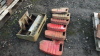 6 x MASSEY FERGUSON 100 series weights & weight frame - 4