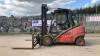 2008 LINDE H30 3t diesel driven forklift truck (s/n H2X393W06121) with CASCADE rotating forks & positioner - 2