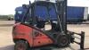 2008 LINDE H30 3t diesel driven forklift truck (s/n H2X393W06121) with CASCADE rotating forks & positioner - 6