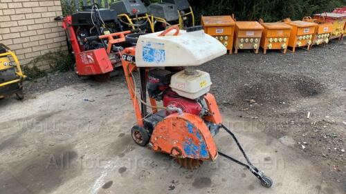 CLIPPER CS451 petrol road saw c/w dust suppression bottle