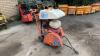 CLIPPER CS451 petrol road saw c/w dust suppression bottle