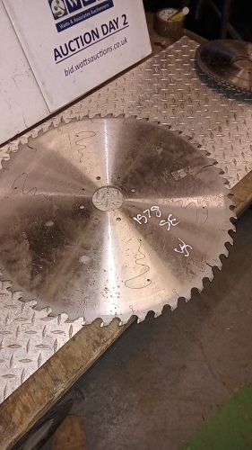 Large ERNEST BENNETT saw blade