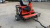 SMITHCO TOURNAMENT ULTRA V twin petrol greens roller c/w transport trailer - 5