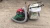 BILLY GOAT Honda petrol leaf vacuum c/w collection bag & suction pipe