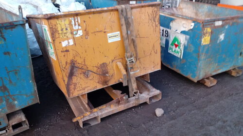 WHITNEY forklift tipping skip