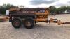 2004 CHIEFTAIN 12t twin axle dump trailer c/w sprung drawbar, hydraulic tail gate & hydraulic brakes (s/n DT14770) - 11