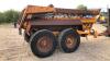 2004 CHIEFTAIN 12t twin axle dump trailer c/w sprung drawbar, hydraulic tail gate & hydraulic brakes (s/n DT14770) - 12