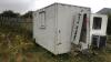 GROUNDHOG 6 man towable welfare unit c/w generator