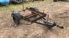 Single axle chassis (ex generator)