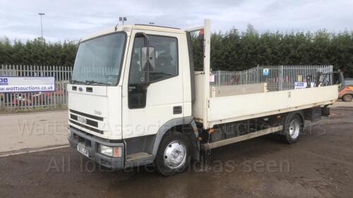 1998 IVECO FORD CRG75E15 tilt & slide bed recovery truck (S65 JCW)(MoT 28th February 2023)(V5 & MoT in office) (All hour and odometer readings are unverified and unwarranted)