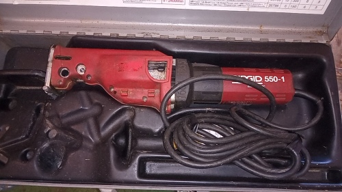 RIDGID 550 110v reciprocating saw c/w case