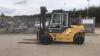 DAN TRUCK 7t gas driven forklift truck with duplex mast & fork positioner - 2