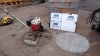 MBW petrol concrete power float c/w pan