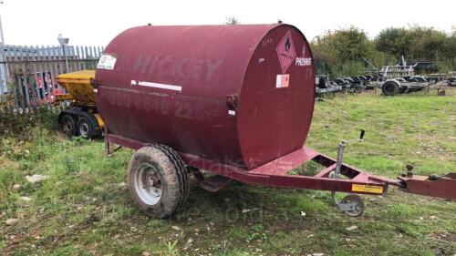 TRAILER ENGINEERING 500 gallon site towable bunded bowser