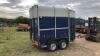 IFOR WILLIAMS double horse trailer (blue)(s/n B0225778) - 3