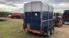 IFOR WILLIAMS double horse trailer (blue)(s/n B0225778) - 4