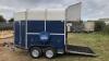 IFOR WILLIAMS double horse trailer (blue)(s/n B0225778) - 9