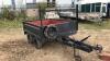 Twin axle tipping trailer