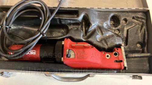 RIDGID 550 110v reciprocating saw c/w case