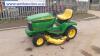 2002 JOHN DEERE EX355 diesel 48'' ride on mower (s/n C105317)