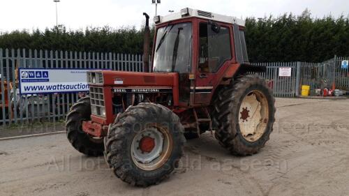 INTERNATIONAL 856XL 4 cylinder turbo 4wd tractor, 2 spool valves, puh, (B315DWE) (s/n 22488480794) (All hour and odometer readings are unverified and unwarranted)