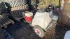 HONDA wheeled pressure washer c/w tank & hose