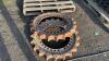 Pair of DOOSAN DX300 drive sprockets - 2