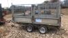 IFOR WILLIAMS 3.5t twin axle plant trailer with mesh sides & loading ramps (Y0286491) - 12