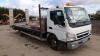 2006 MITSUBISHI CANTER/FUSO 75 7C14 7.5t plant wagon c/w beavertail ramps & electric winch (HX06 FOV)(V5 in office) (All hour and odometer readings are unverified and unwarranted) - 4