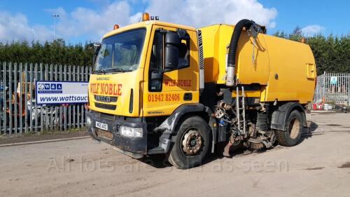 2010 IVECO EURO CARGO 180E25EEV automatic JOHNSTON road sweeper (WK60 AXD)(V5, plating certificate & manual in office) (All hour and odometer readings are unverified and unwarranted)