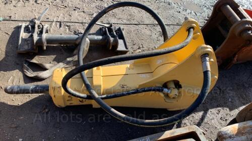 JCB 360Q hydraulic machine breaker c/w lines (45mm pins)