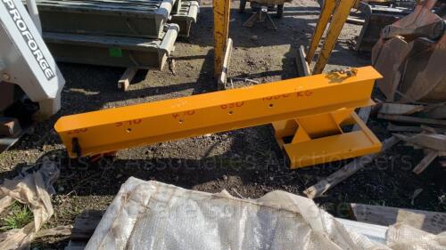 Forklift lifting extension/jib