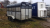 RICHARDSON CATTLEMASTER 4 wheeled cattle trailer c/w independent suspension & dividing gates