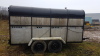 RICHARDSON CATTLEMASTER 4 wheeled cattle trailer c/w independent suspension & dividing gates - 4