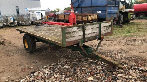 FRAZER flat bed single axle trailer