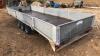 GRAHAM EDWARDS 3.5t 18ft tri axle trailer c/w beavertail, ramps, full sides & electric winch (s/n 536305) - 6