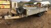 GRAHAM EDWARDS 3.5t 18ft tri axle trailer c/w beavertail, ramps, full sides & electric winch (s/n 536305) - 7