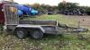 INDESPENSION AD2000 2.6t twin axle plant trailer (s/n 081649) - 2