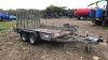 2016 INDESPENSION 3.5t 10x6 twin axle plant trailer (s/n E116740)